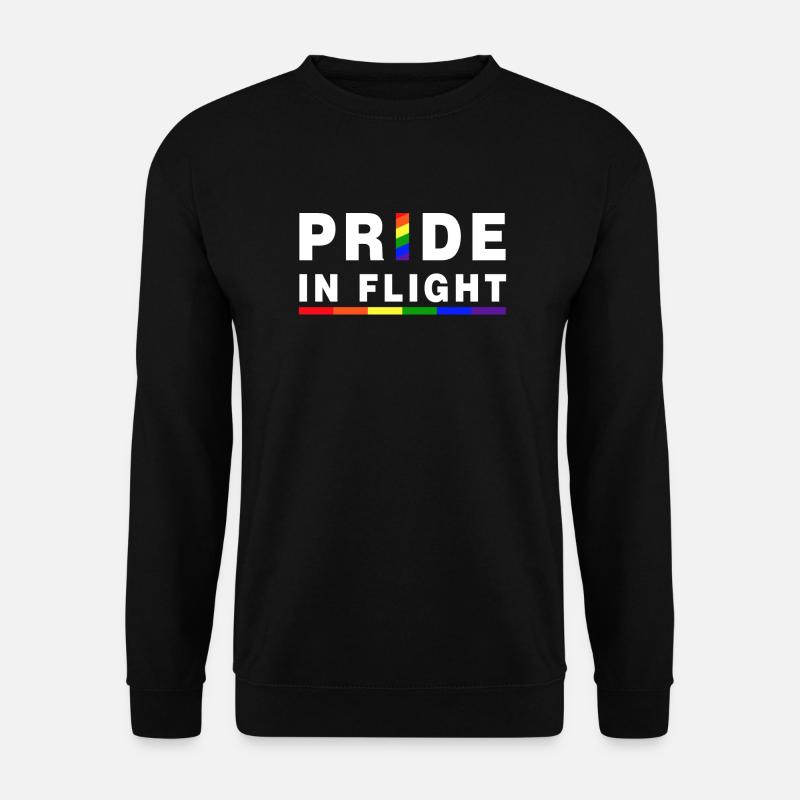 Stolz im Flug - Unisex Pullover - Schwarz