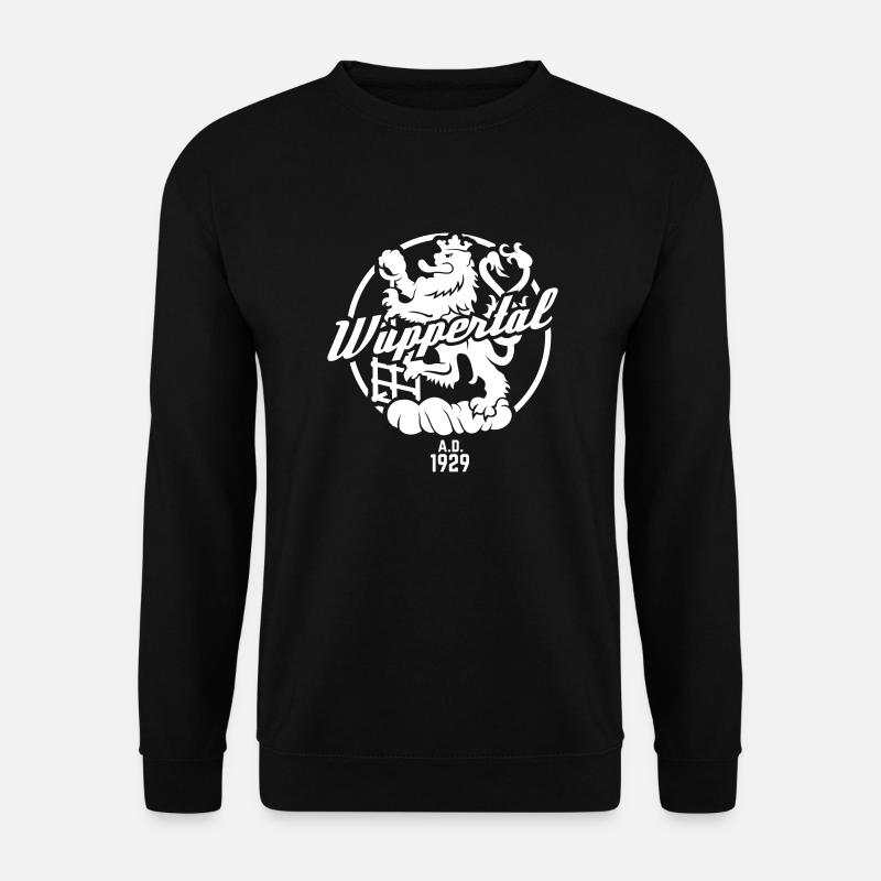 Wuppertal Wappen Löwe - Unisex Pullover - Schwarz