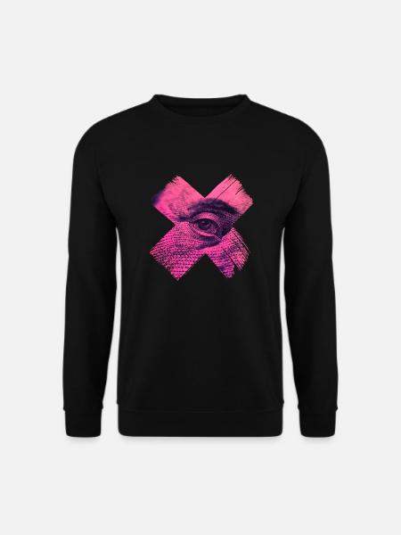 alles sehendes auge - Unisex Pullover - Schwarz