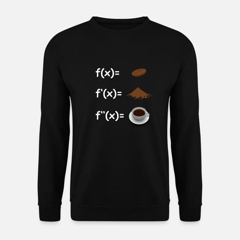 mathematician coffee funny - Unisex Sweatshirt - black