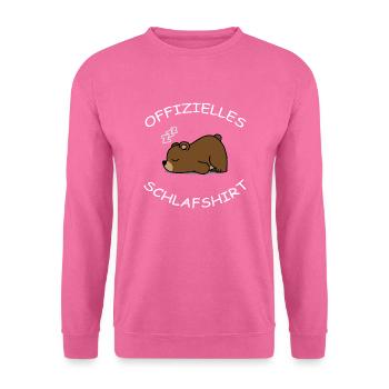 Offizielles Schlafshirt - Unisex Pullover - Pink - Vorne