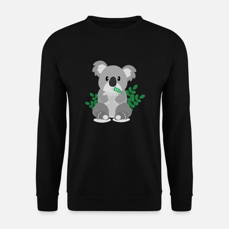 koala - Unisex Pullover - Schwarz