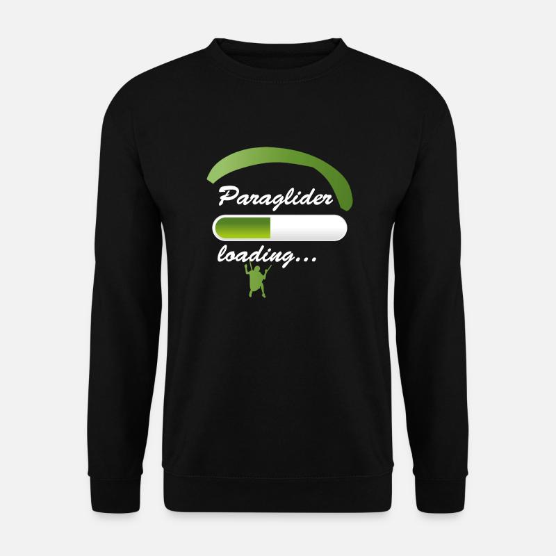 Paraglider Loading - Unisex Pullover - Schwarz