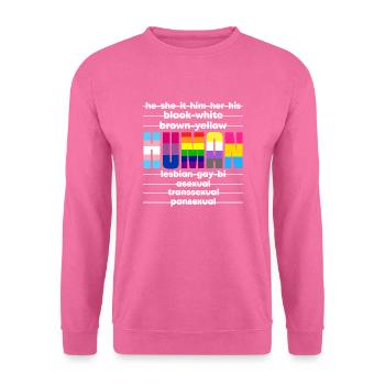 Humane - Unisex Sweatshirt - pink - Front