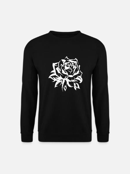 rose - Unisex Pullover - Schwarz