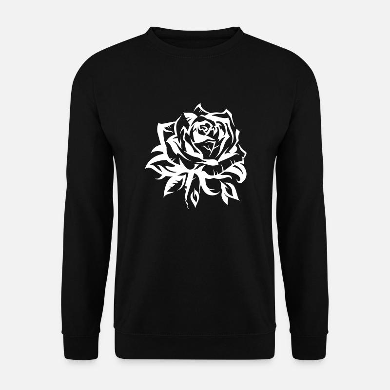 rose - Unisex Sweatshirt - black