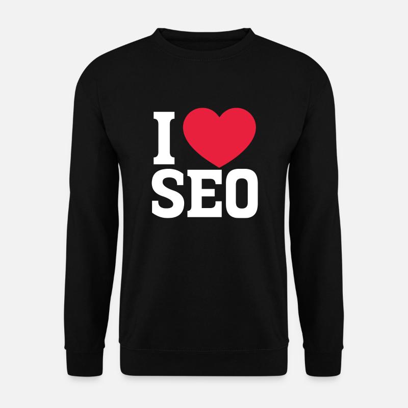 I Love Seo - Unisex Sweatshirt - black