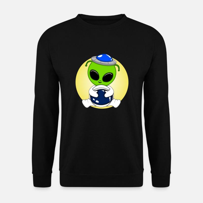 Süßes Alien - Unisex Pullover - Schwarz