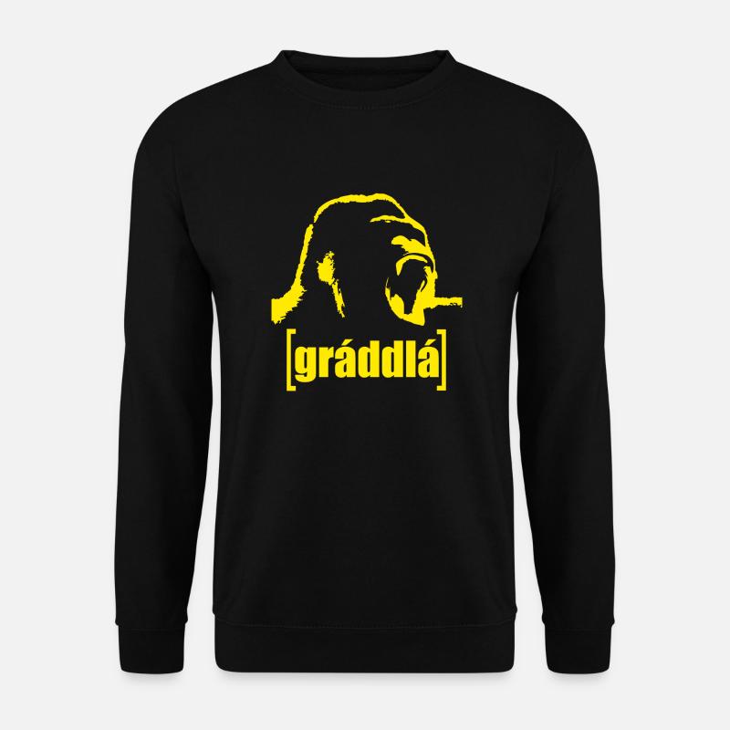 Graddla - Lautschrift - Unisex Pullover - Schwarz