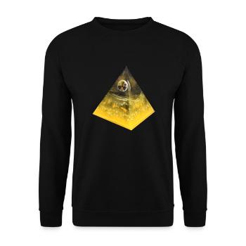 Radioaktivität Pyramide/ Prypjat - Unisex Pullover - Schwarz - Vorne - Alina (178cm) & Michal (187cm)
