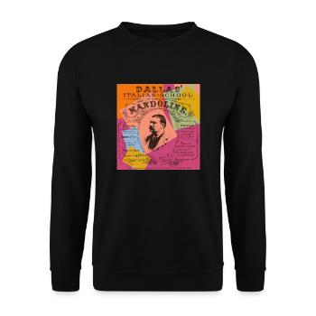 Dalla' Italian School for the Mandoline - Unisex Pullover - Schwarz - Vorne - Alina (178cm) & Michal (187cm)