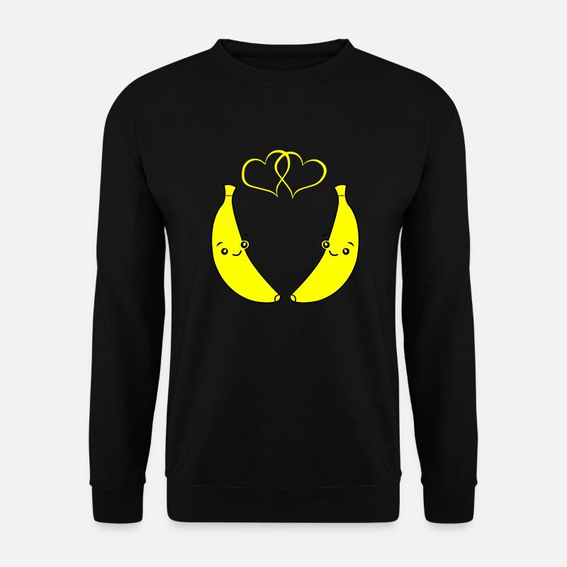 Bananas in Love - Unisex Pullover - Schwarz
