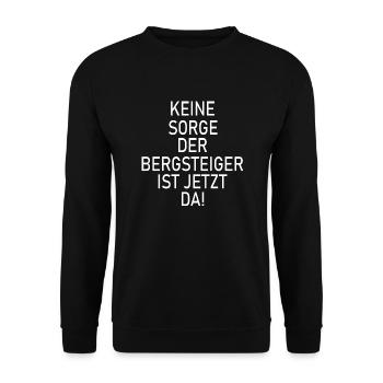 climbing - Unisex Pullover - Schwarz - Vorne - Alina (178cm) & Michal (187cm)