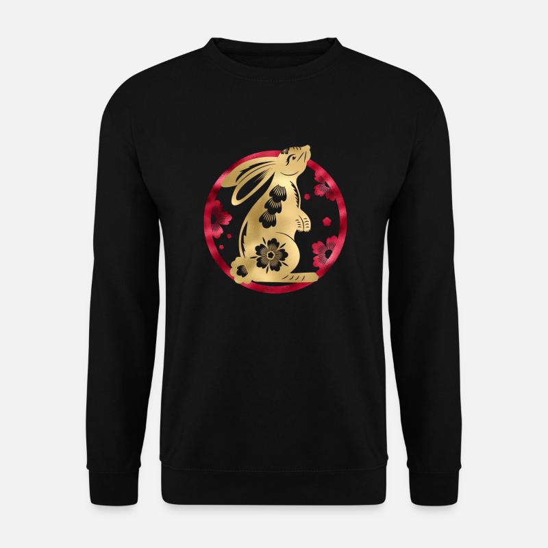2023 - Année du Lapin | Nouvel An chinois - Sweat-shirt Unisexe - noir
