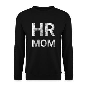 Personalwesen HR Mama - Unisex Pullover - Schwarz - Vorne - Alina (178cm) & Michal (187cm)