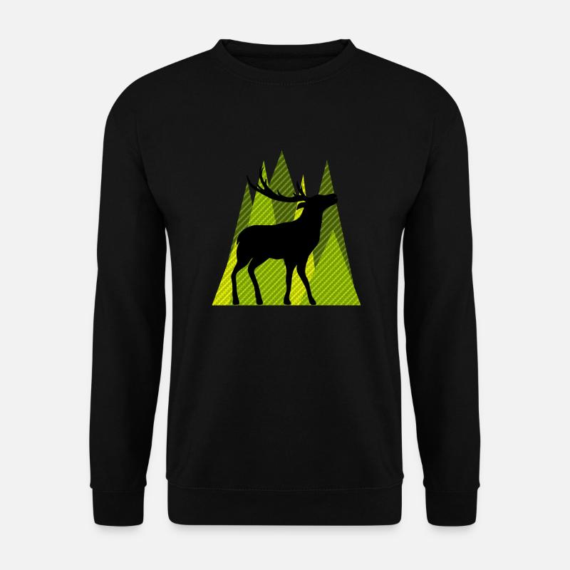 Deer - Unisex Sweatshirt - black
