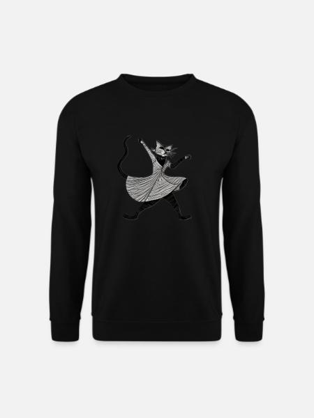 Tango Kater - Unisex Pullover - Schwarz