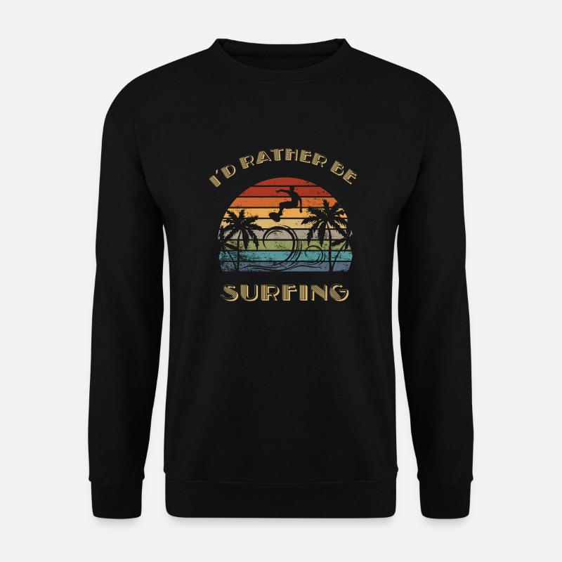 surfing - Unisex Sweatshirt - black
