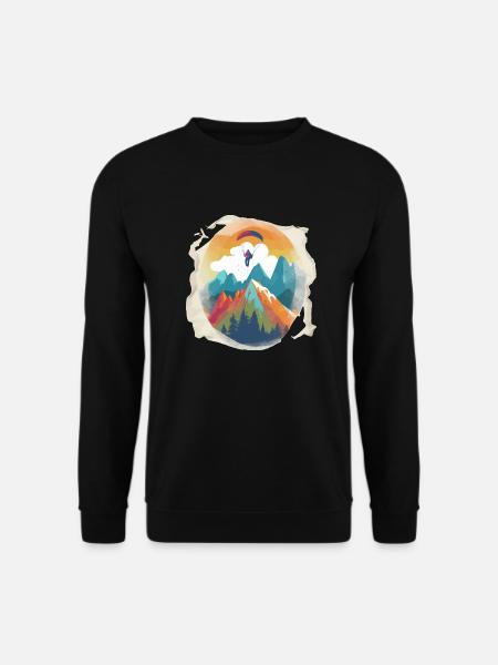 Paragliding Anthony - Unisex Sweatshirt - black