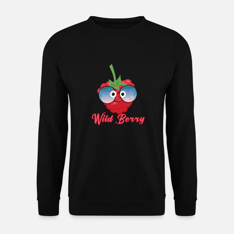 Wild Berry,Wild Berry,Raspberry,Berry,Comic - Unisex Sweatshirt - black