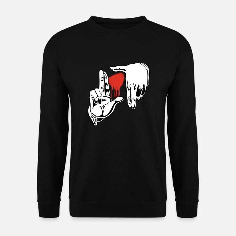 Handrahmen Fotografie - Unisex Pullover - Schwarz