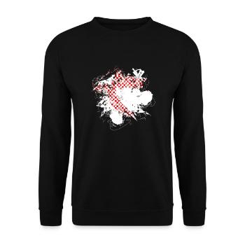 Kroatien hrvatska kroatien hrv reisen europa zagreb - Unisex Pullover - Schwarz - Vorne - Alina (178cm) & Michal (187cm)