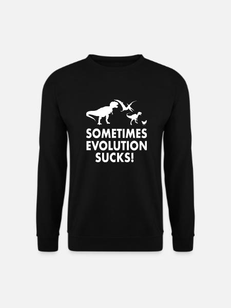Dinosaurier Lustiger Spruch Lehrer Biologie - Unisex Pullover - Schwarz