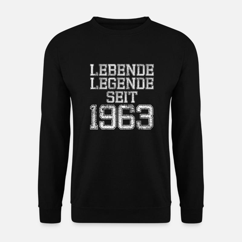 Lebende Legende seit 1963 - Unisex Pullover - Schwarz