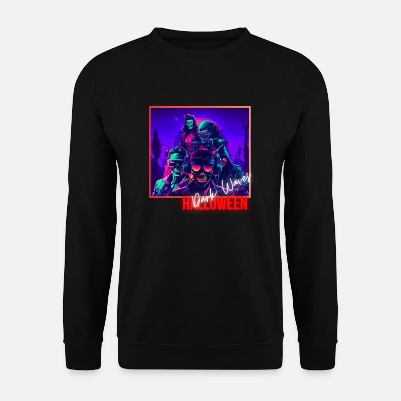 Dark Waves - Unisex Pullover - Schwarz