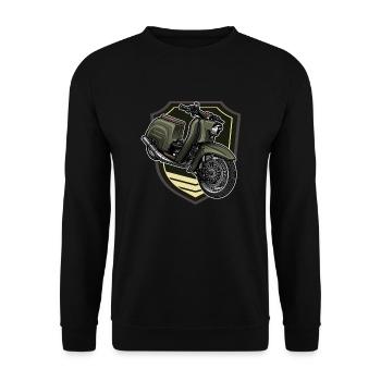 Schwalbe KR51/1 // Illustration - Sweat-shirt Unisexe - noir - Devant - Alina (178cm) & Michal (187cm)