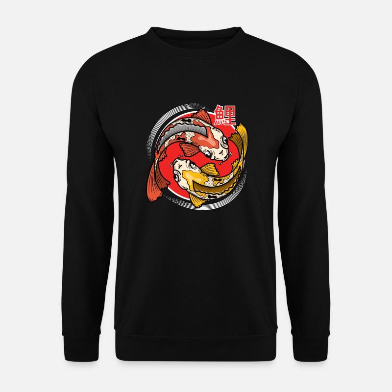 Cercle de carpes koï - Sweat-shirt Unisexe - noir
