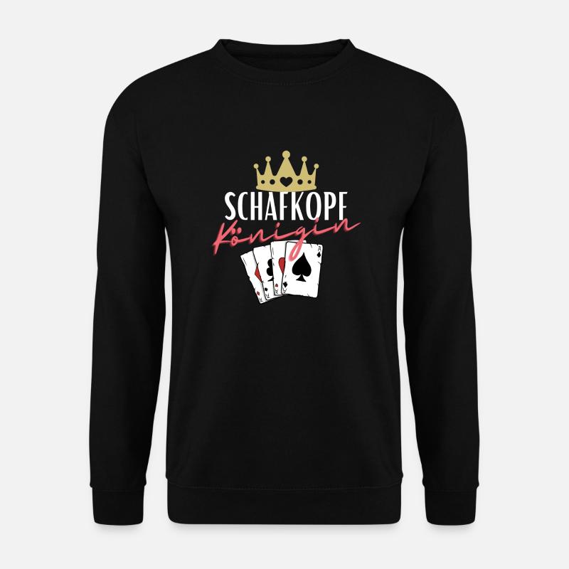 Schafkopf Königin - Unisex Pullover - Schwarz