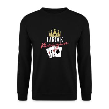 Reine du Tarot - Sweat-shirt Unisexe - noir - Devant - Alina (178cm) & Michal (187cm)