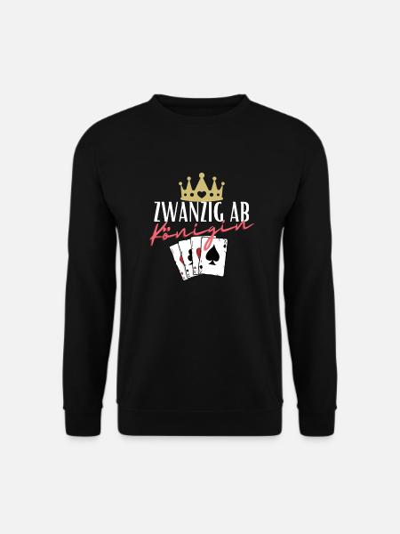 Vingt de Queen - Sweat-shirt Unisexe - noir