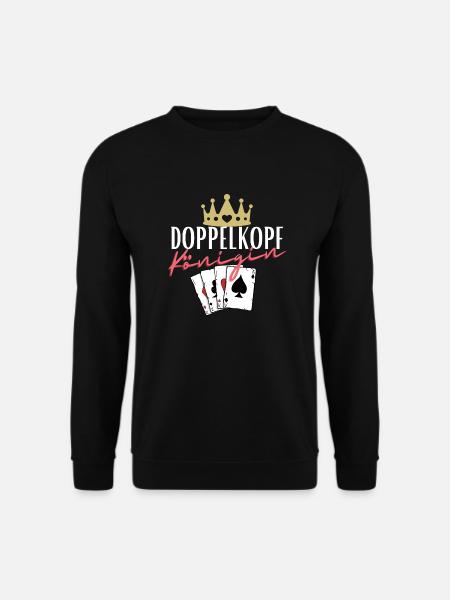 Double Head Queen - Unisex Sweatshirt - black