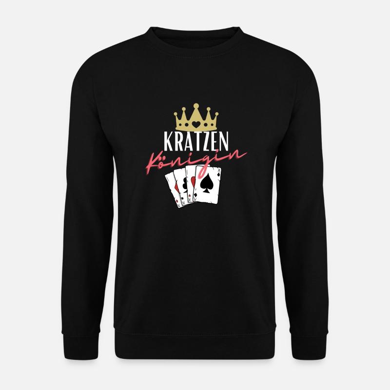 Kratzen Königin - Unisex Pullover - Schwarz