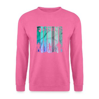 fisch, fisch, angeln, see, meer, angeln, fauna, exotisch - Unisex Pullover - Pink - Vorne