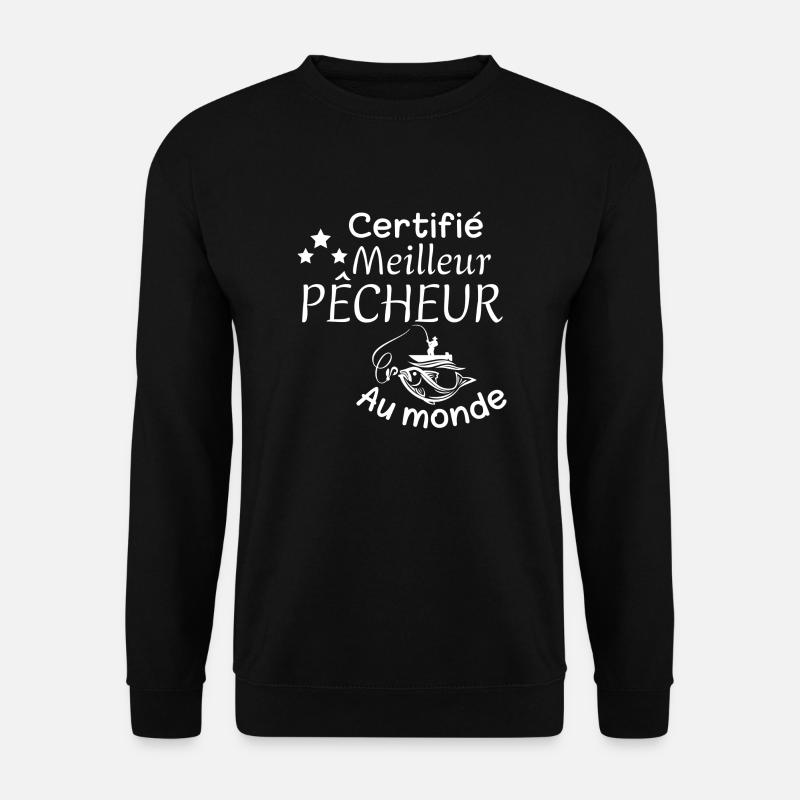 Bester Angler der Welt - Unisex Pullover - Schwarz