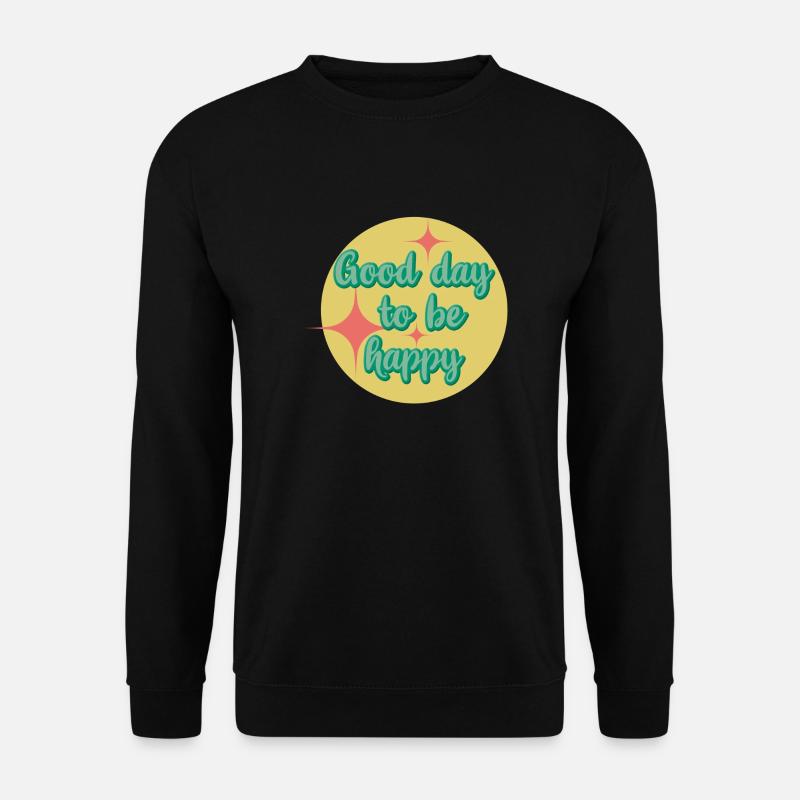 God dag at være glad - Unisex sweater - sort