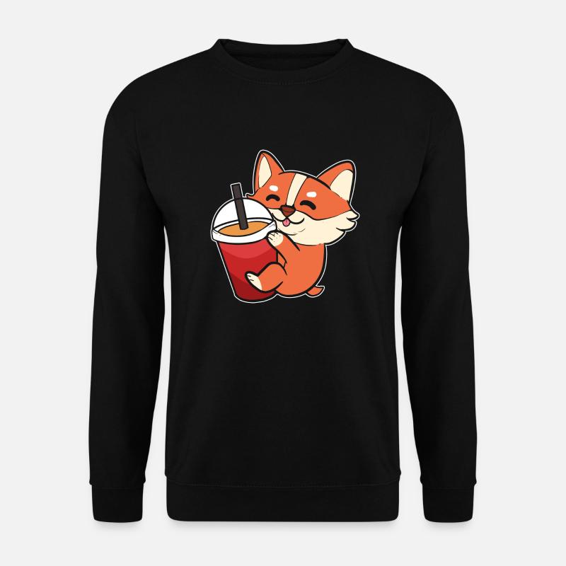 Corgi - Unisex Pullover - Schwarz