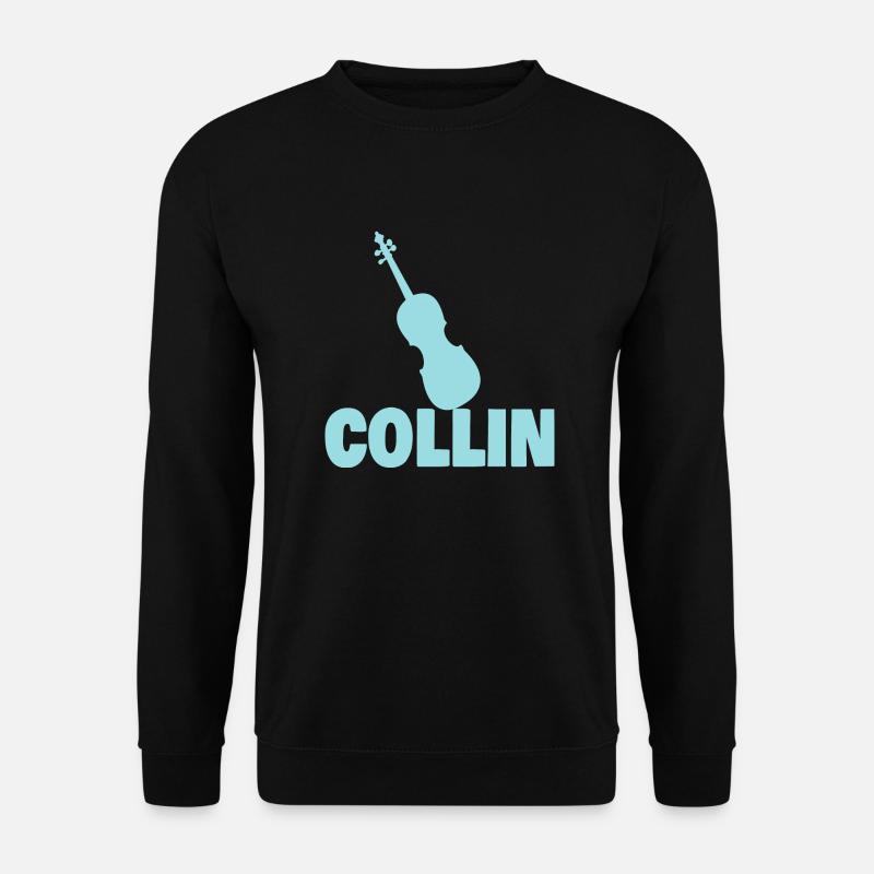 Collin als Bratsche - Unisex Pullover - Schwarz
