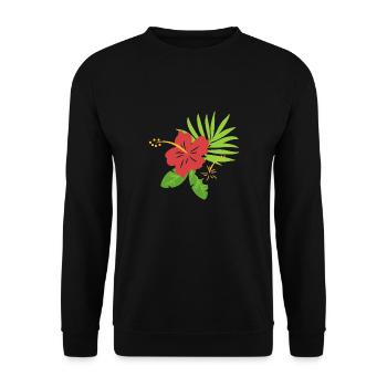 BLUME - Unisex Pullover - Schwarz - Vorne - Alina (178cm) & Michal (187cm)