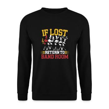 Dicton amusant pour les mélomanes - Sweat-shirt Unisexe - noir - Devant - Alina (178cm) & Michal (187cm)