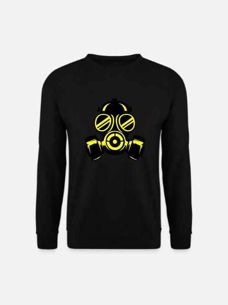 Gas mask - Unisex Sweatshirt - black