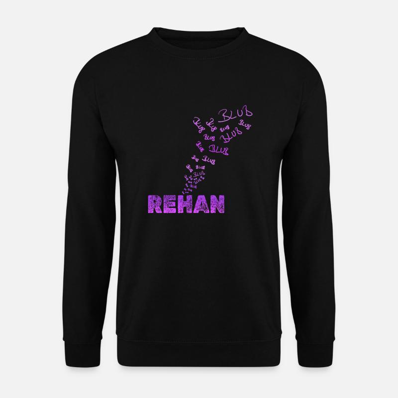 Rehan als Spaßig - Unisex Pullover - Schwarz