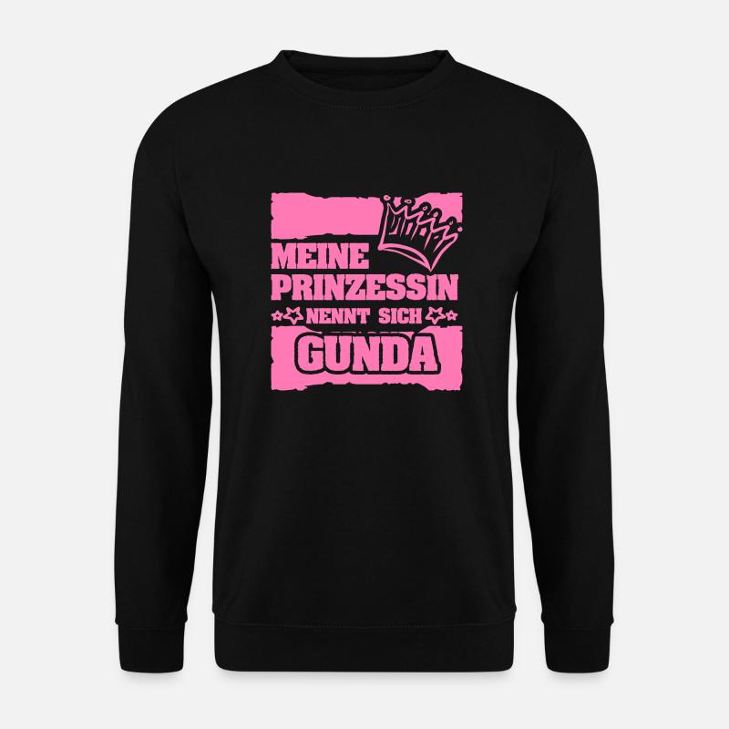 Mädchenname Gunda - Unisex Pullover - Schwarz