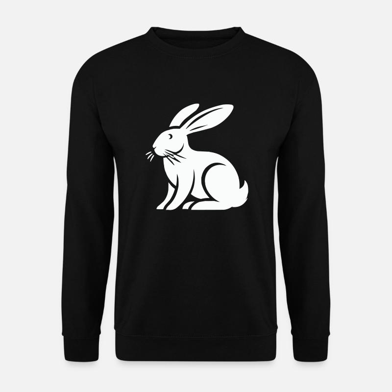 Rabbit Rabbit Animal - Unisex Sweatshirt - black
