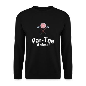 Par-Tee Tier - Unisex Pullover - Schwarz - Vorne - Alina (178cm) & Michal (187cm)