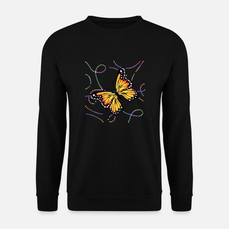 Schmetterling - Unisex Pullover - Schwarz
