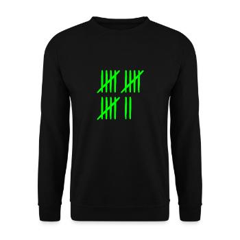 Tally 17 years 17 months 17 weeks - Unisex Sweatshirt - black - Front - Alina (178cm) & Michal (187cm)